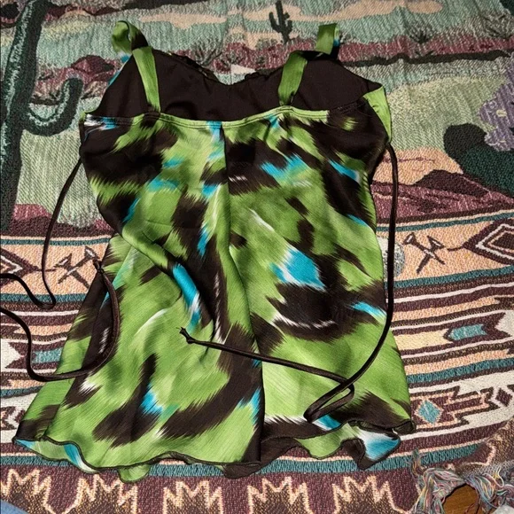 Vintage Y2K tank see-through mesh bottom - Picture 4 of 4